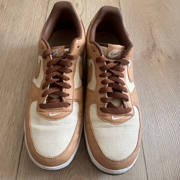 Nike Other - Air Force 1 Low "Acorn" Tan Cream with Leather Canvas. Mens 11